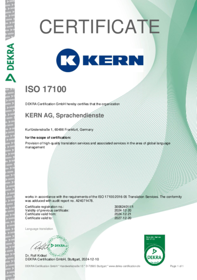 Download ISO 17100