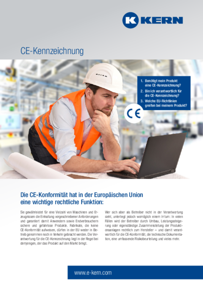 Download Infoblatt Technische Dokumentation – CE‑Kennzeichnung