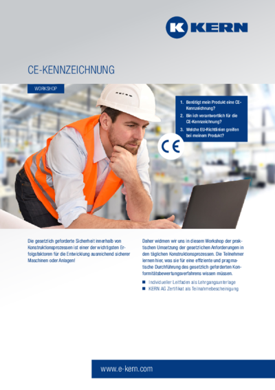 PDF-Download Workshop: CE-Kennzeichnung