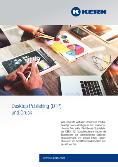 Download Infoblatt Desktop Publishing (DTP) und Druck