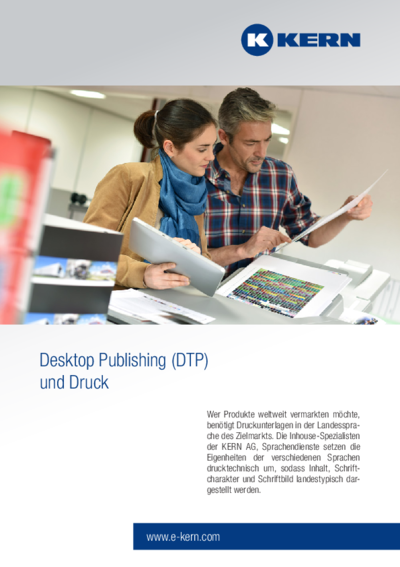 Download Infoblatt Desktop Publishing (DTP) und Druck